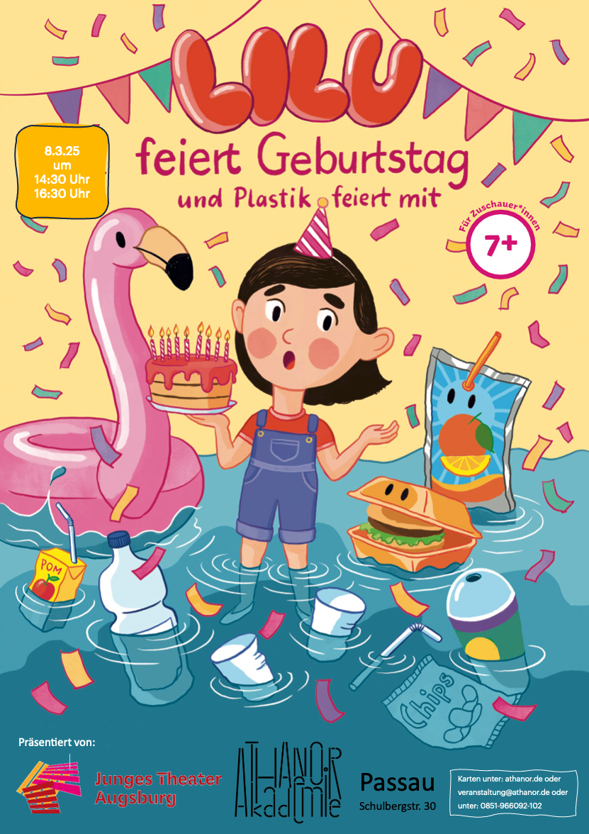 Lilu feiert Geburtstag und Plastik feiert mit