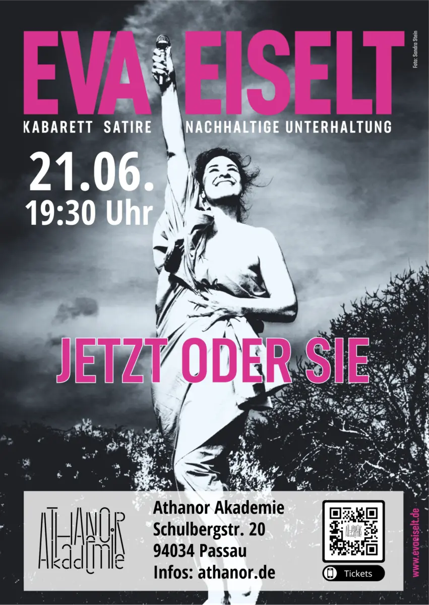 Eva Eiselt mit Jetzt oder Sie an der Athanor Akademie Jetzt oder Sie
