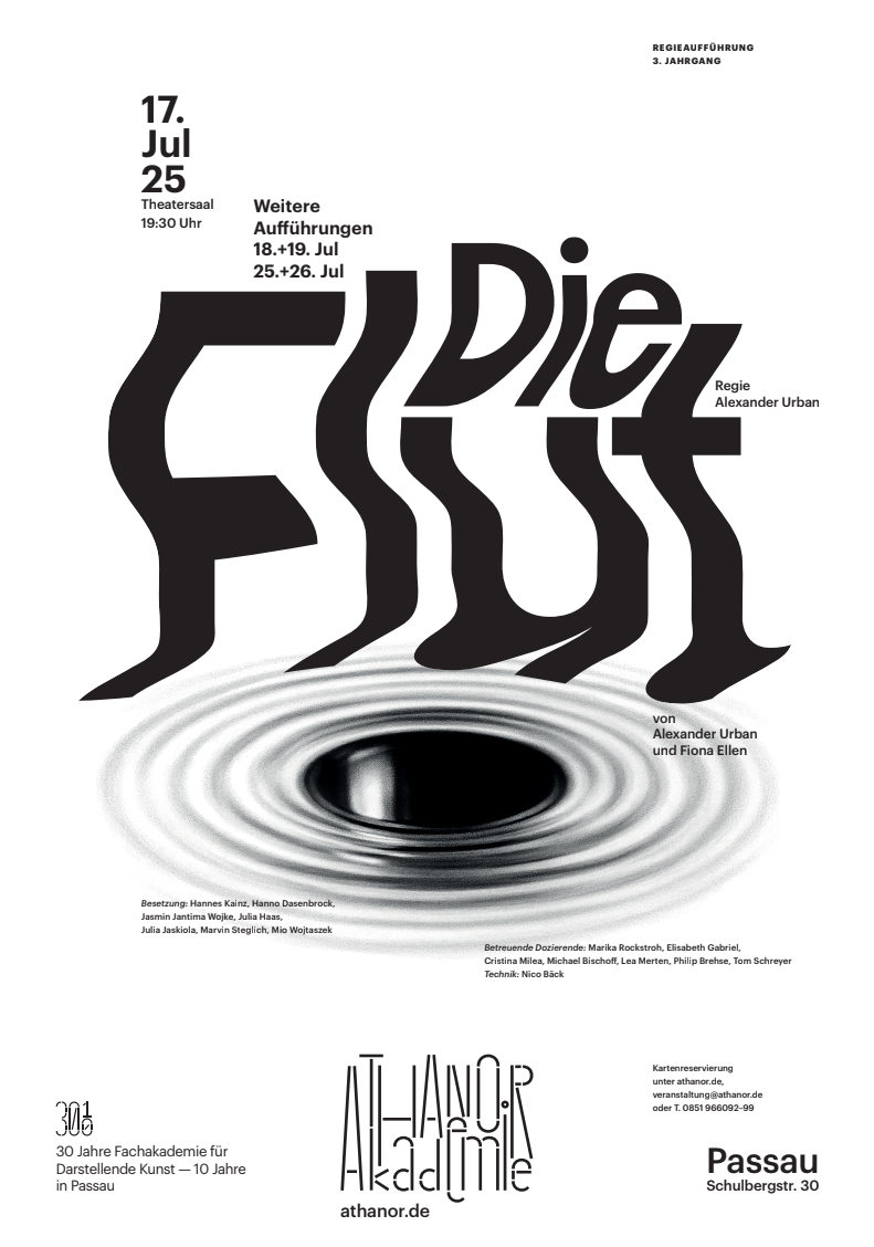 Die Flut Theaterstück von Alex Urban an der Athanor Akademie Die Flut