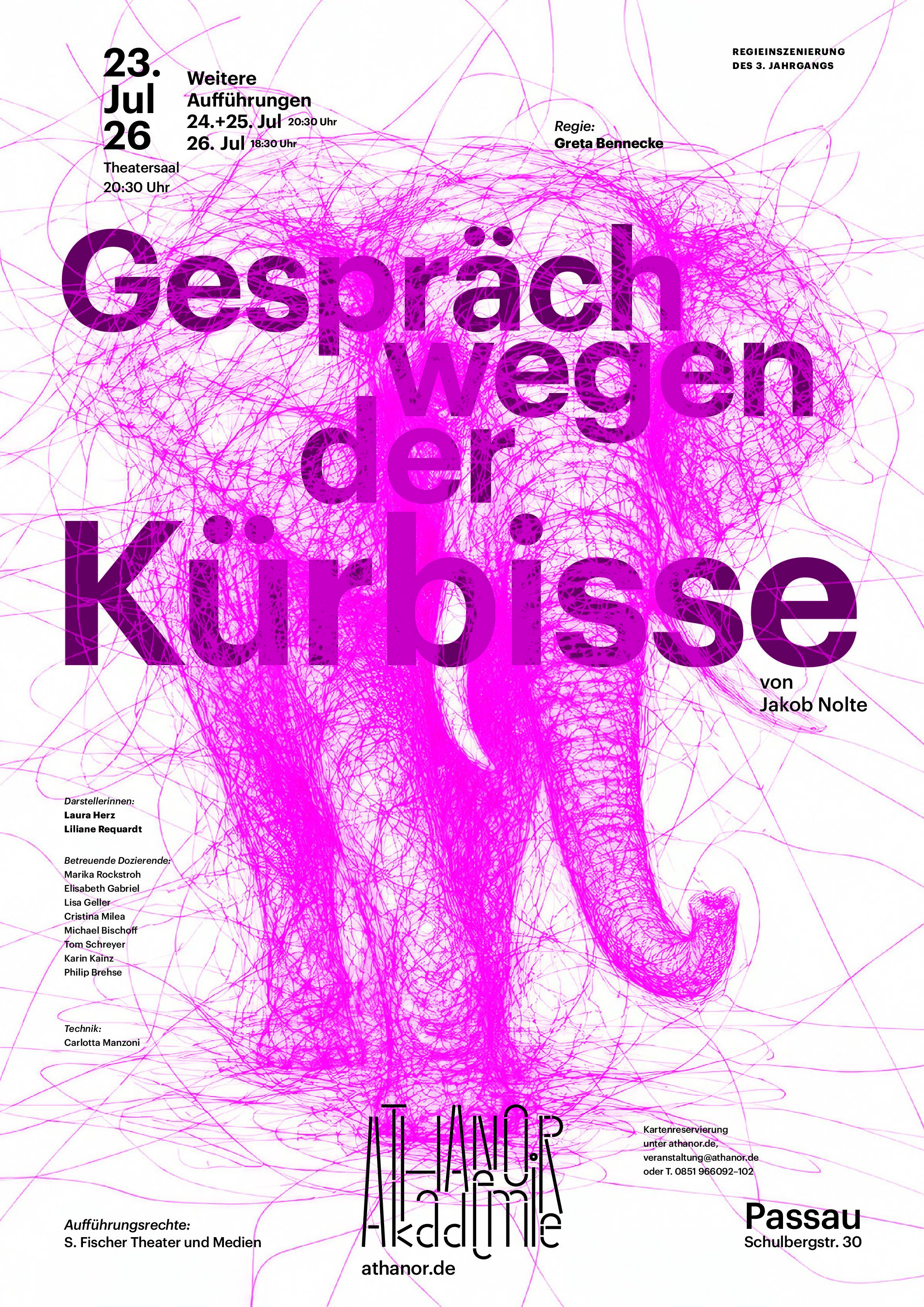 Gespräch wegen der Kürbisse