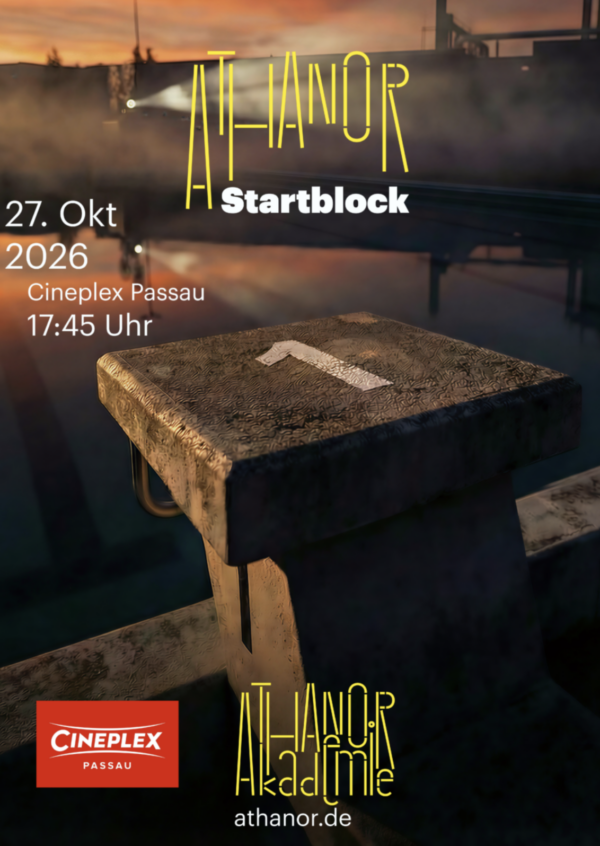 Startblock der Athanor akademie Filmabend im Cineplex Passau